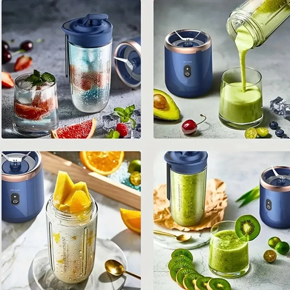 Przenośny blender elektryczny  USB  400 ml