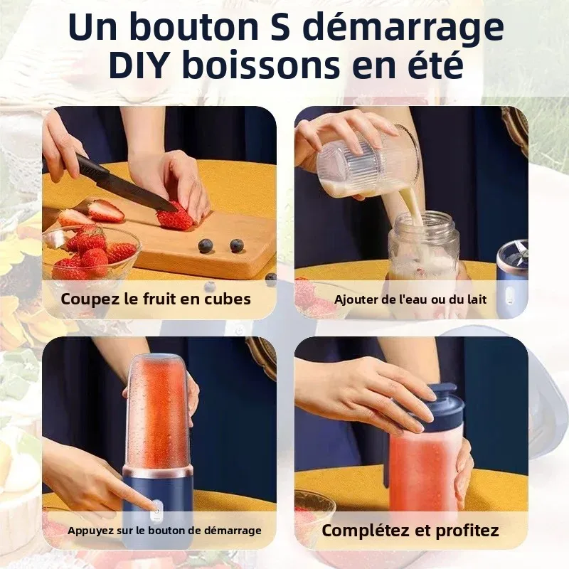 Przenośny blender elektryczny  USB  400 ml